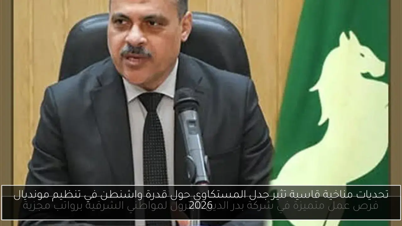 تحديات مناخية قاسية تثير جدل المستكاوي حول قدرة واشنطن في تنظيم مونديال 2026
