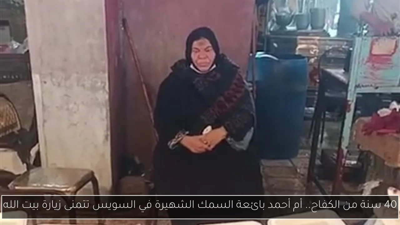 40 سنة من الكفاح.. أم أحمد بائعة السمك الشهيرة في السويس تتمنى زيارة بيت الله