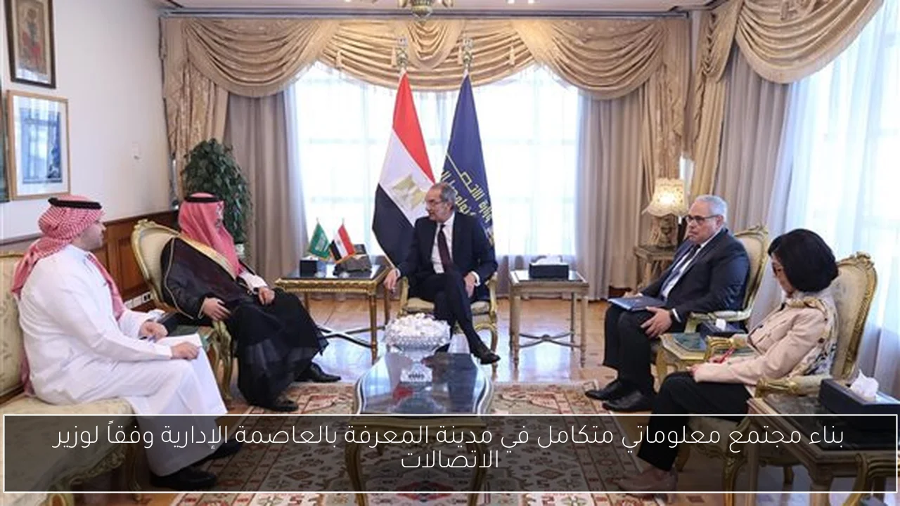 بناء مجتمع معلوماتي متكامل في مدينة المعرفة بالعاصمة الإدارية وفقاً لوزير الاتصالات