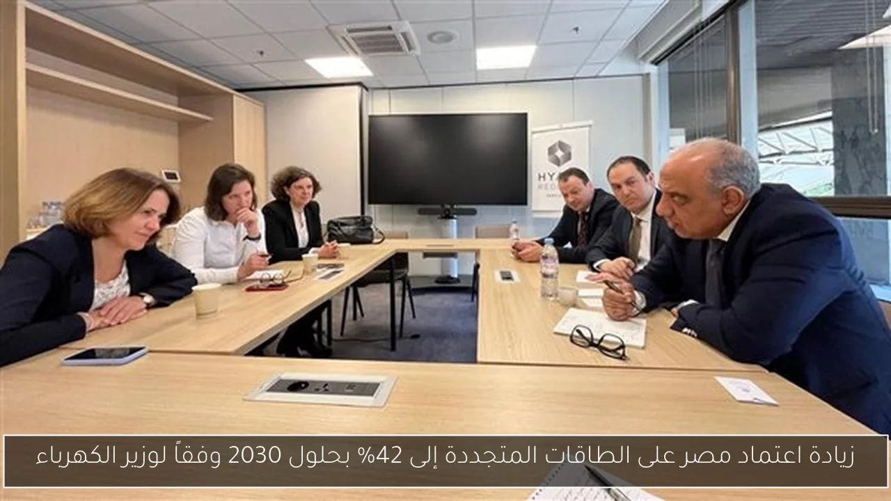 زيادة اعتماد مصر على الطاقات المتجددة إلى 42% بحلول 2030 وفقاً لوزير الكهرباء