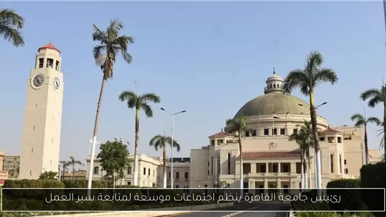 رئيس جامعة القاهرة ينظم اجتماعات موسعة لمتابعة سير العمل