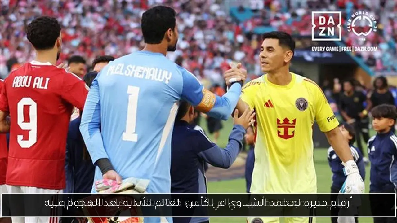 أرقام مثيرة لمحمد الشناوي في كأس العالم للأندية بعد الهجوم عليه