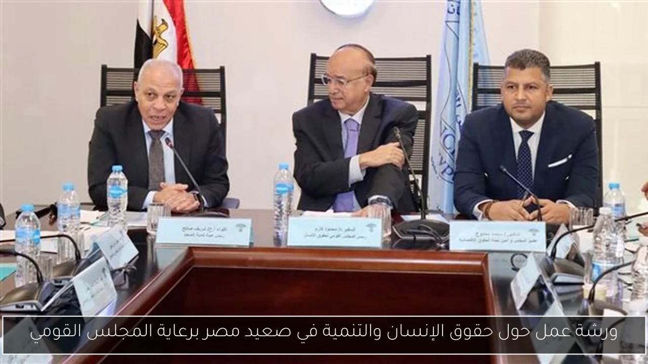 ورشة عمل حول حقوق الإنسان والتنمية في صعيد مصر برعاية المجلس القومي