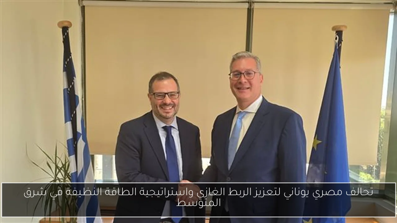 تحالف مصري يوناني لتعزيز الربط الغازي واستراتيجية الطاقة النظيفة في شرق المتوسط