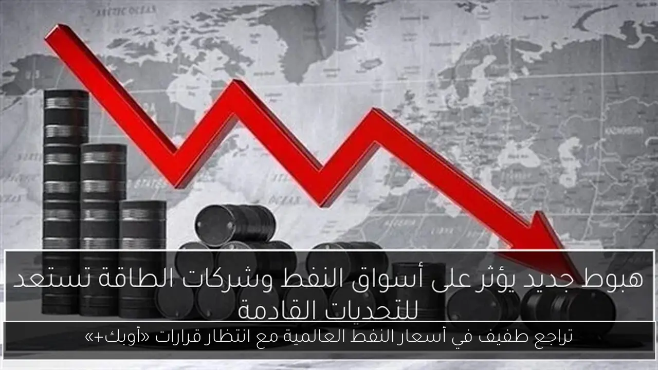 تراجع طفيف في أسعار النفط العالمية مع انتظار قرارات «أوبك+»