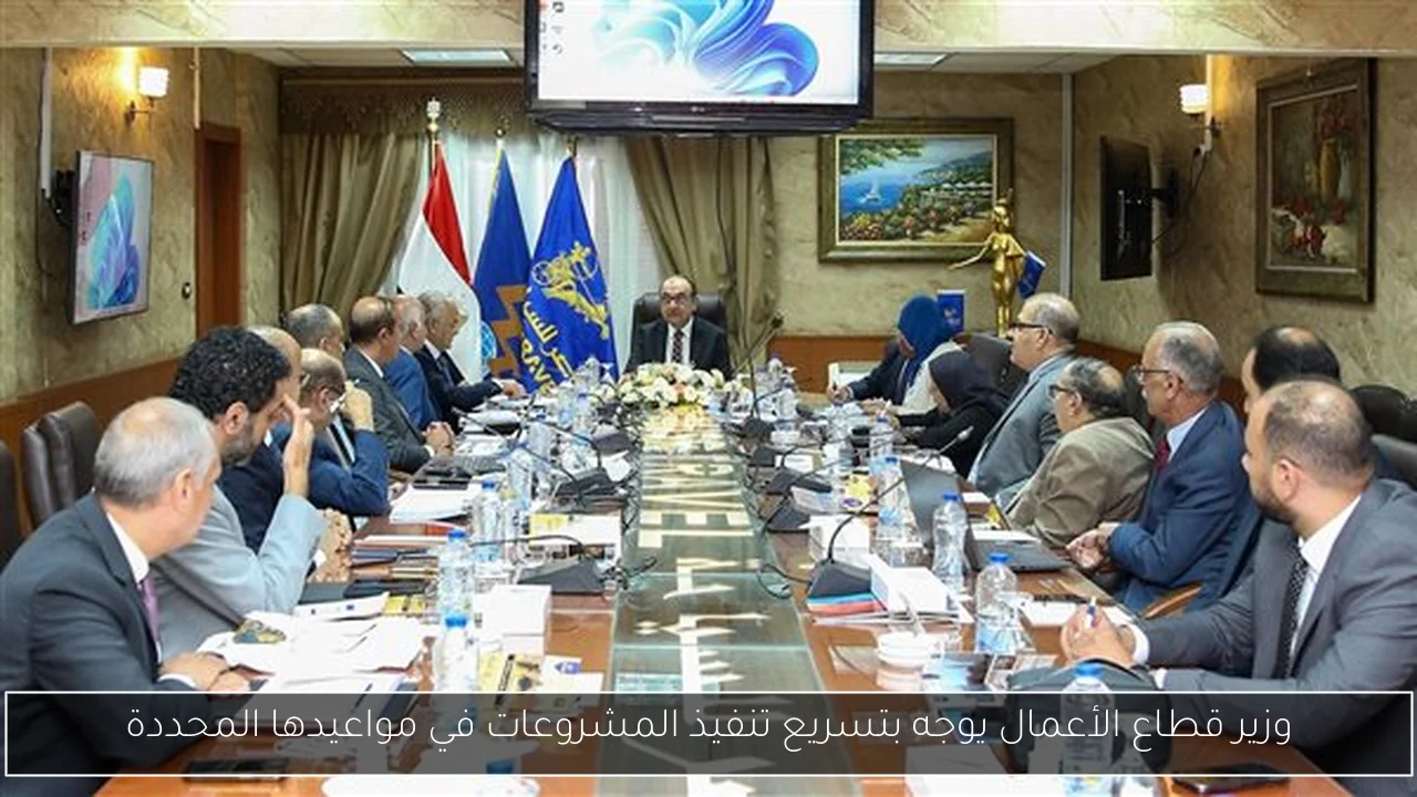 وزير قطاع الأعمال يوجه بتسريع تنفيذ المشروعات في مواعيدها المحددة