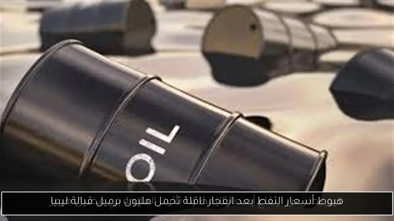 هبوط أسعار النفط بعد انفجار ناقلة تحمل مليون برميل قبالة ليبيا