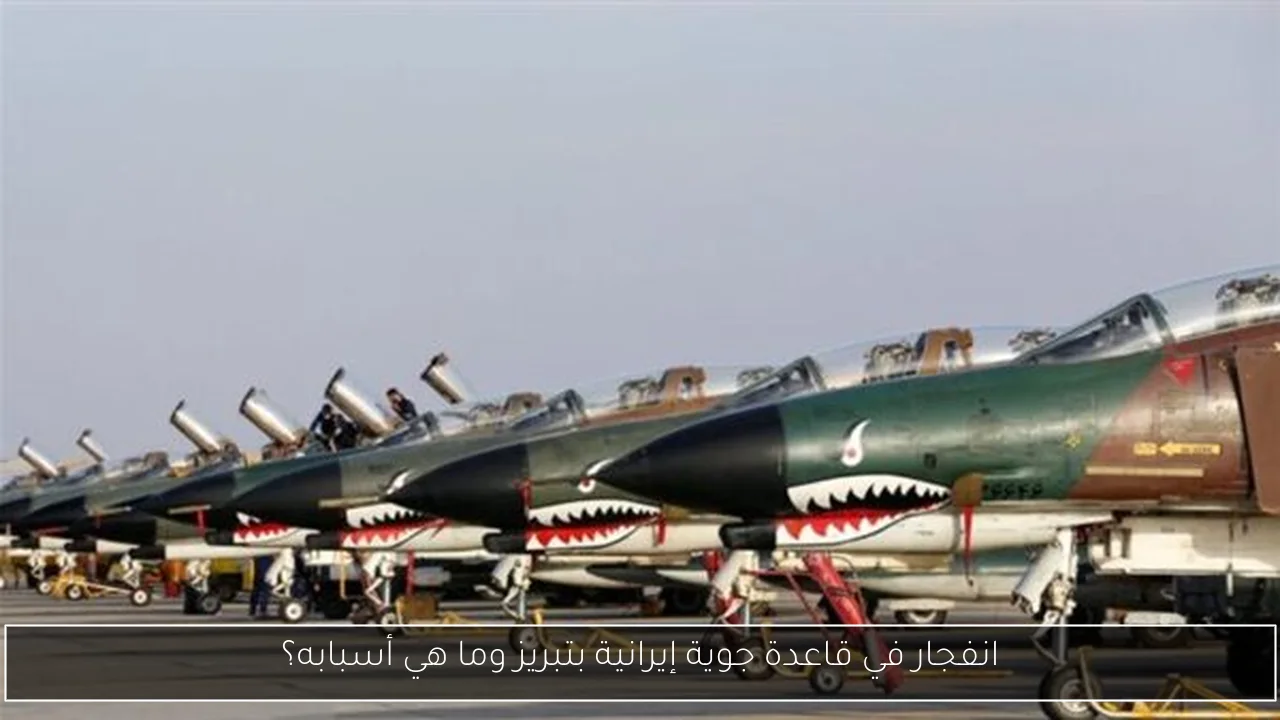 انفجار في قاعدة جوية إيرانية بتبريز وما هي أسبابه؟