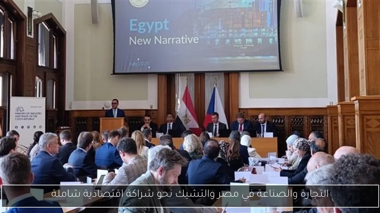 التجارة والصناعة في مصر والتشيك نحو شراكة اقتصادية شاملة