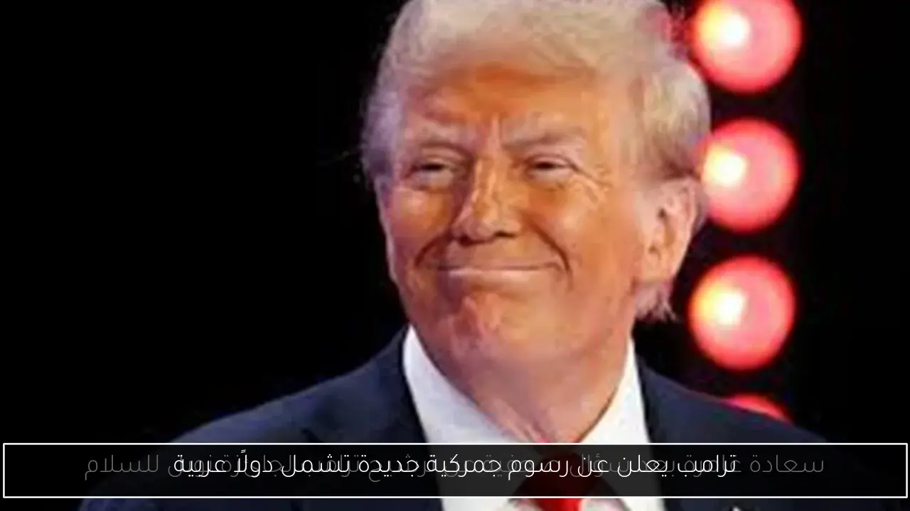 ترامب يعلن عن رسوم جمركية جديدة تشمل دولًا عربية