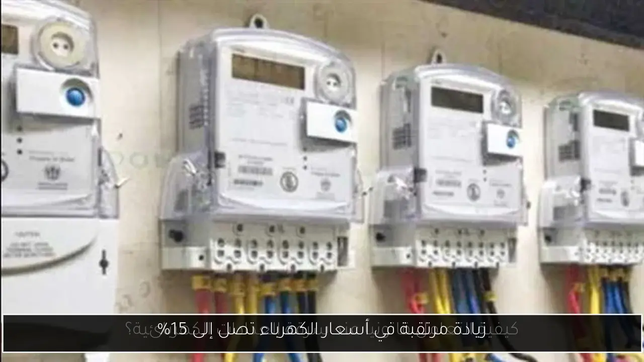 زيادة مرتقبة في أسعار الكهرباء تصل إلى 15%