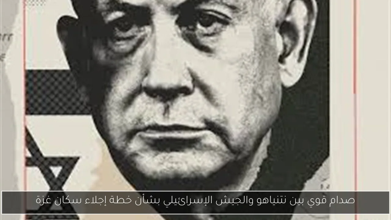 صدام قوي بين نتنياهو والجيش الإسرائيلي بشأن خطة إجلاء سكان غزة