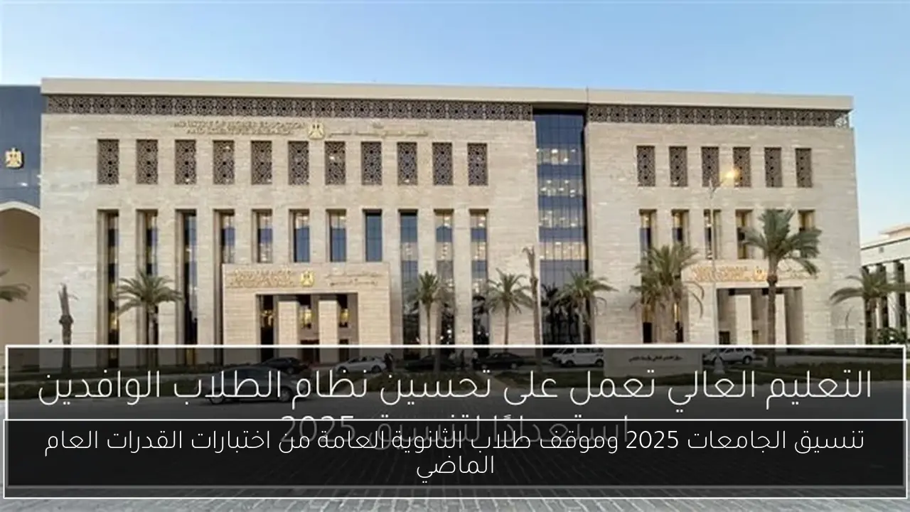 تنسيق الجامعات 2025 وموقف طلاب الثانوية العامة من اختبارات القدرات العام الماضي