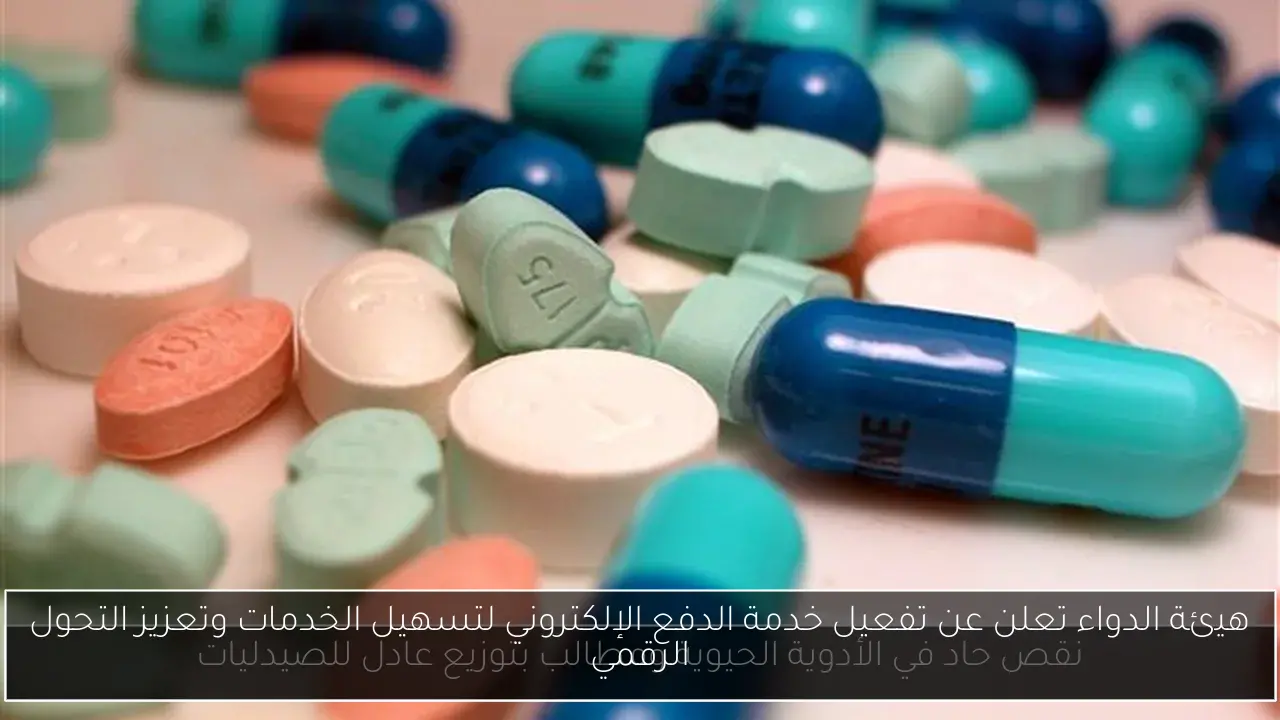 هيئة الدواء تعلن عن تفعيل خدمة الدفع الإلكتروني لتسهيل الخدمات وتعزيز التحول الرقمي