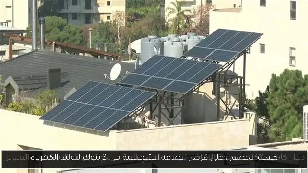 كيفية الحصول على قرض الطاقة الشمسية من 3 بنوك لتوليد الكهرباء