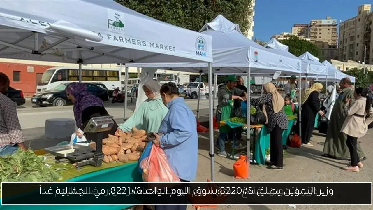 وزير التموين يطلق “سوق اليوم الواحد” في الجمالية غداً