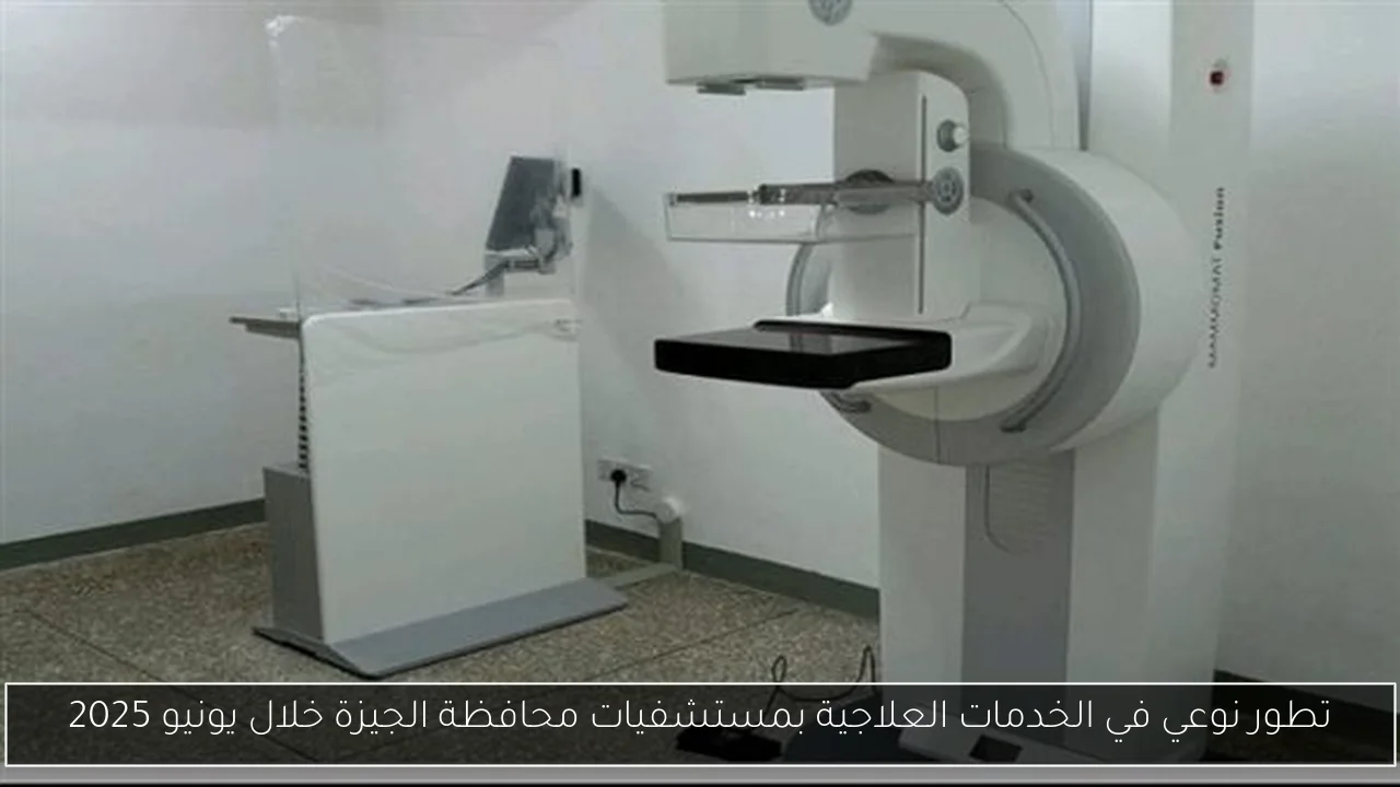 تطور نوعي في الخدمات العلاجية بمستشفيات محافظة الجيزة خلال يونيو 2025