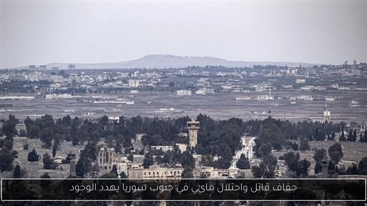 جفاف قاتل واحتلال مائي في جنوب سوريا يهدد الوجود