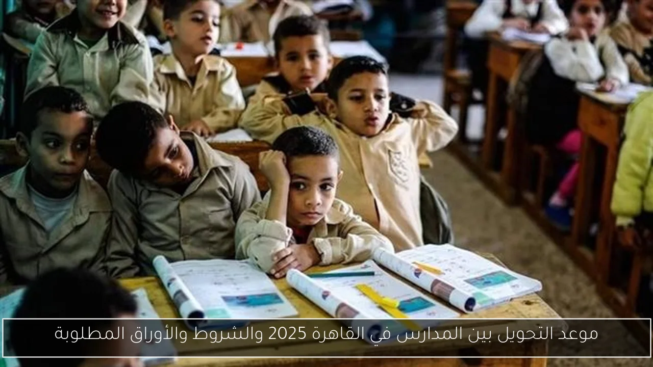 موعد التحويل بين المدارس في القاهرة 2025 والشروط والأوراق المطلوبة