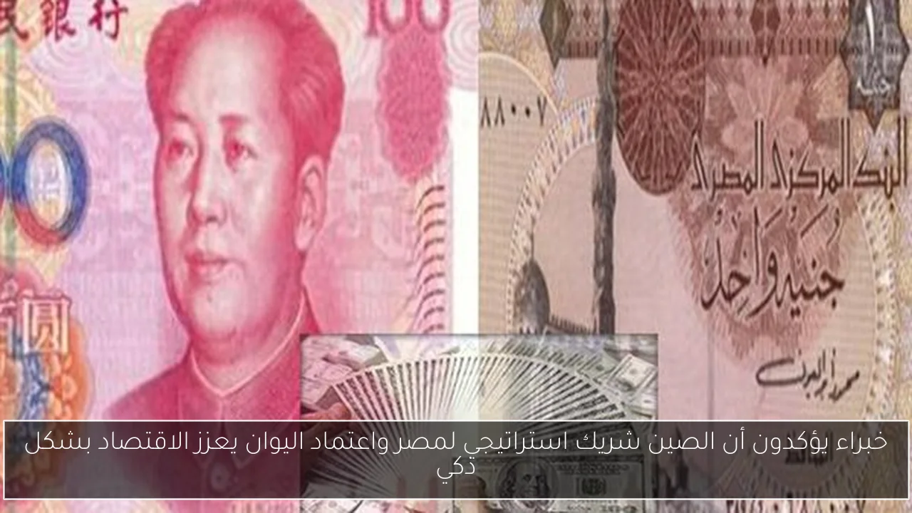 خبراء يؤكدون أن الصين شريك استراتيجي لمصر واعتماد اليوان يعزز الاقتصاد بشكل ذكي