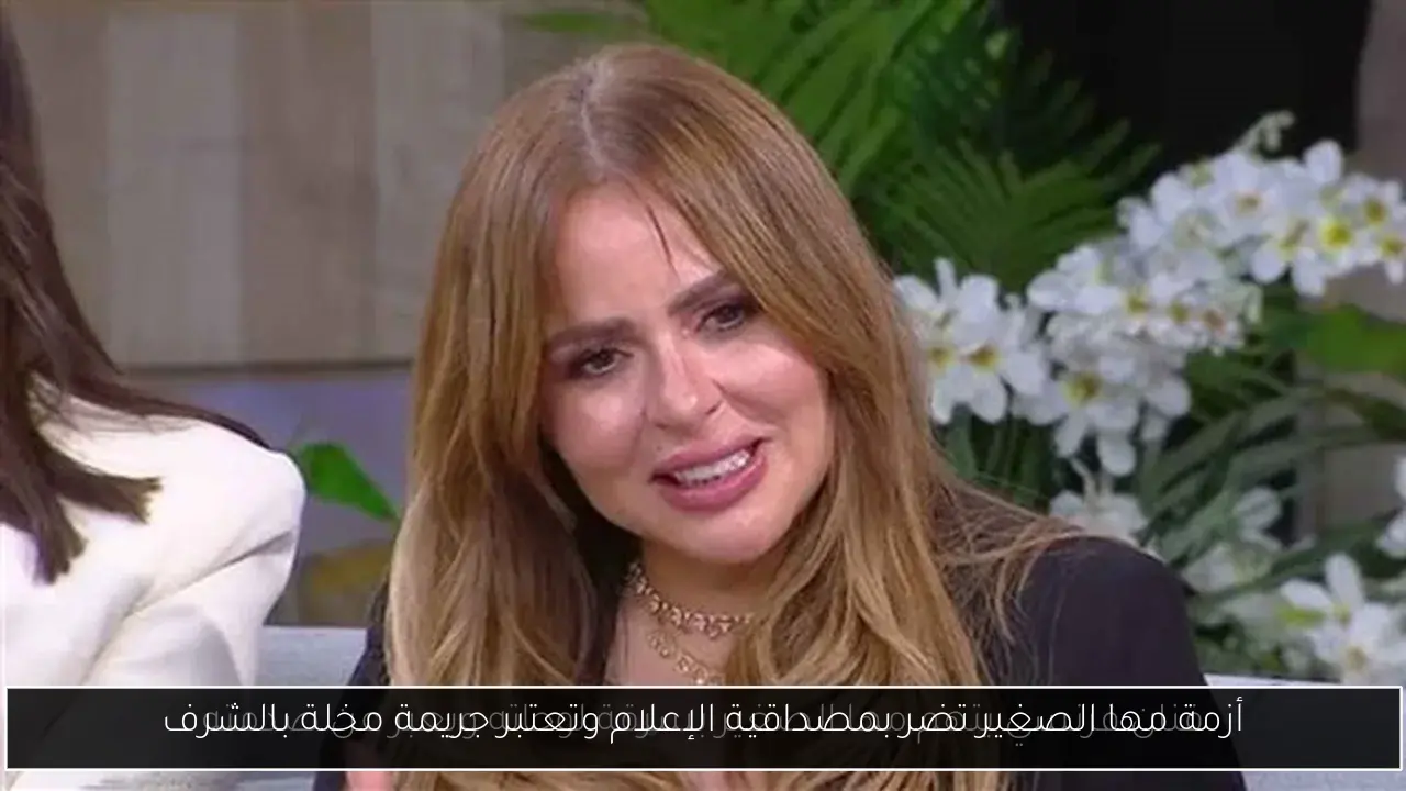 أزمة مها الصغير تضر بمصداقية الإعلام وتعتبر جريمة مخلة بالشرف