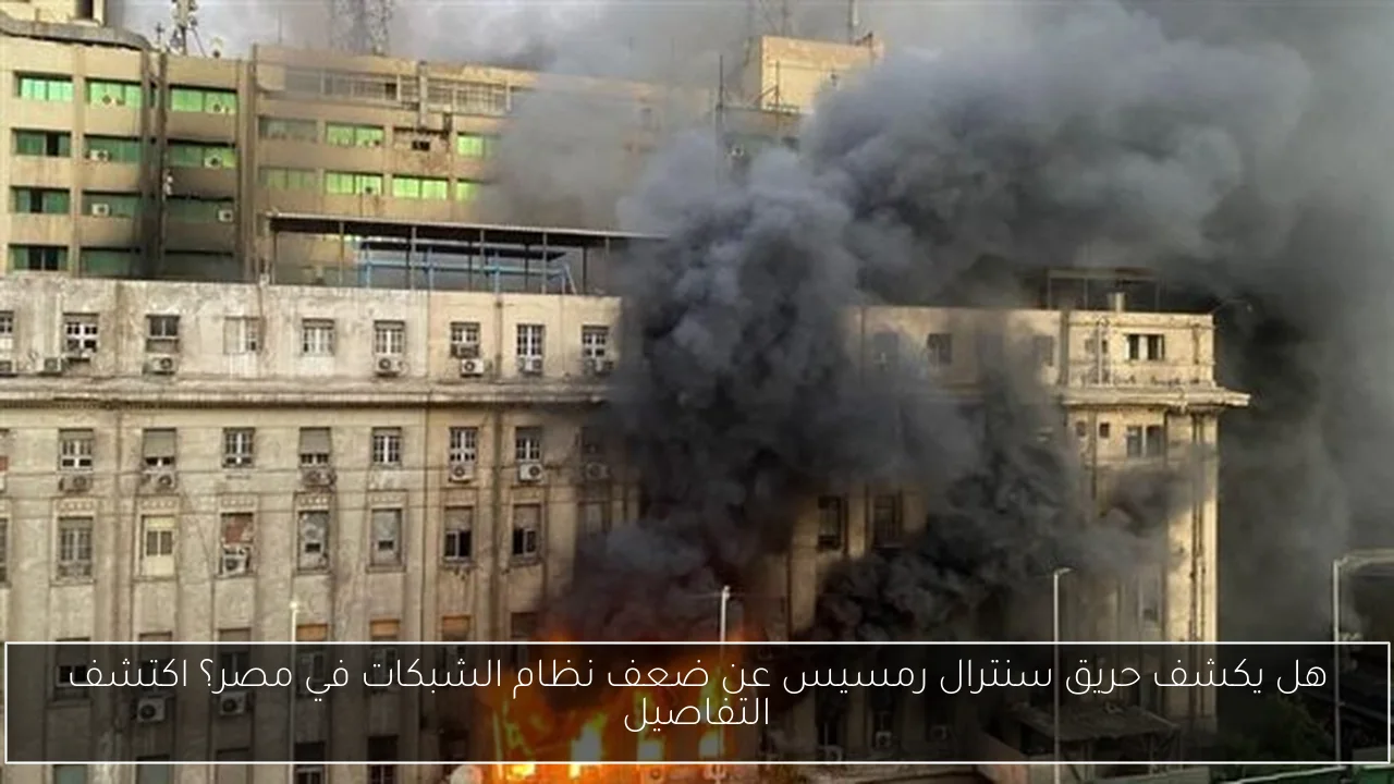 هل يكشف حريق سنترال رمسيس عن ضعف نظام الشبكات في مصر؟ اكتشف التفاصيل