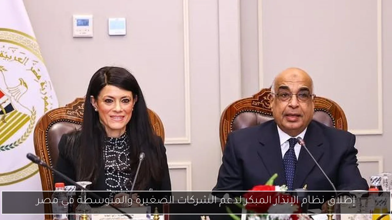 إطلاق نظام الإنذار المبكر لدعم الشركات الصغيرة والمتوسطة في مصر