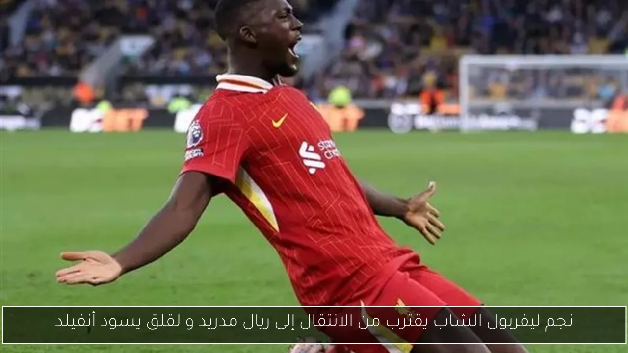 نجم ليفربول الشاب يقترب من الانتقال إلى ريال مدريد والقلق يسود أنفيلد