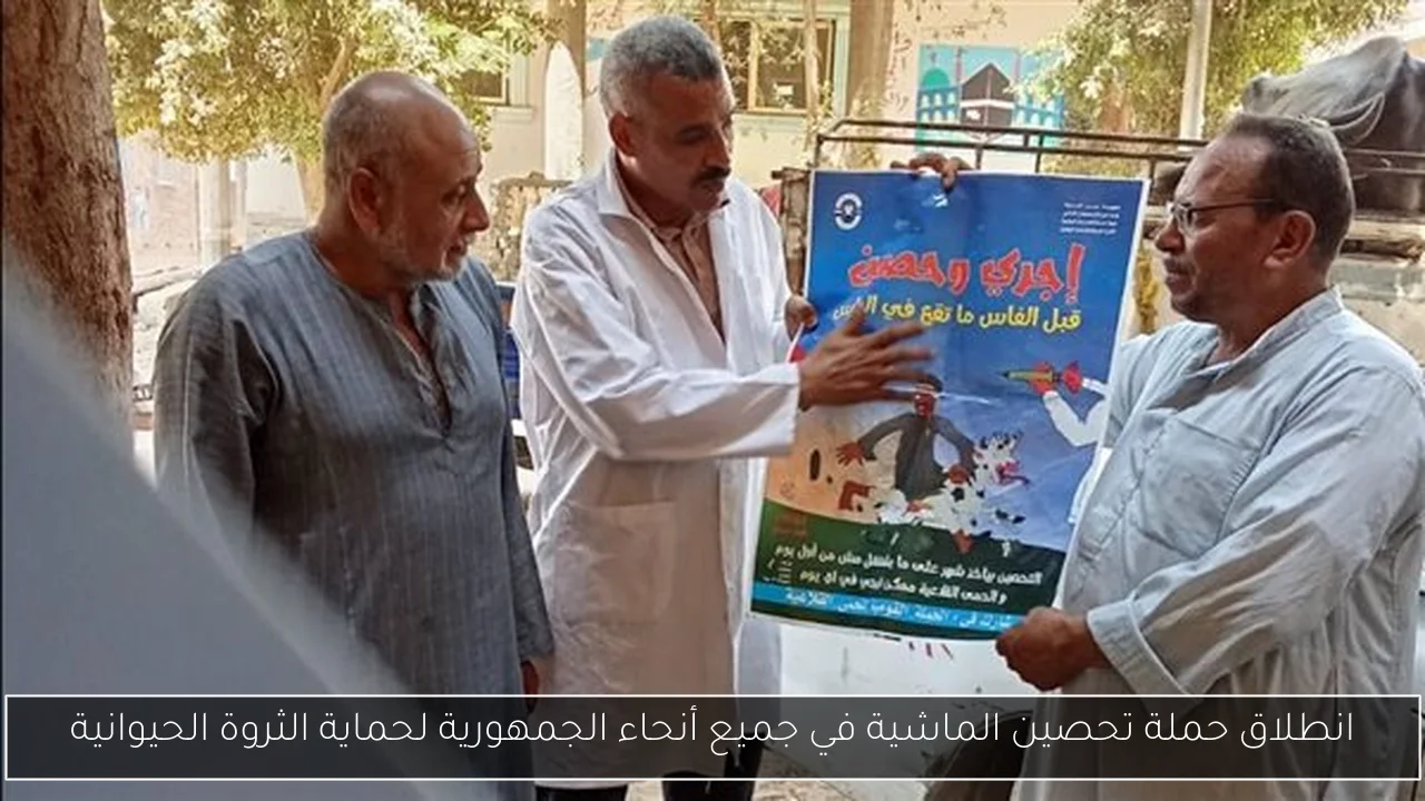 انطلاق حملة تحصين الماشية في جميع أنحاء الجمهورية لحماية الثروة الحيوانية