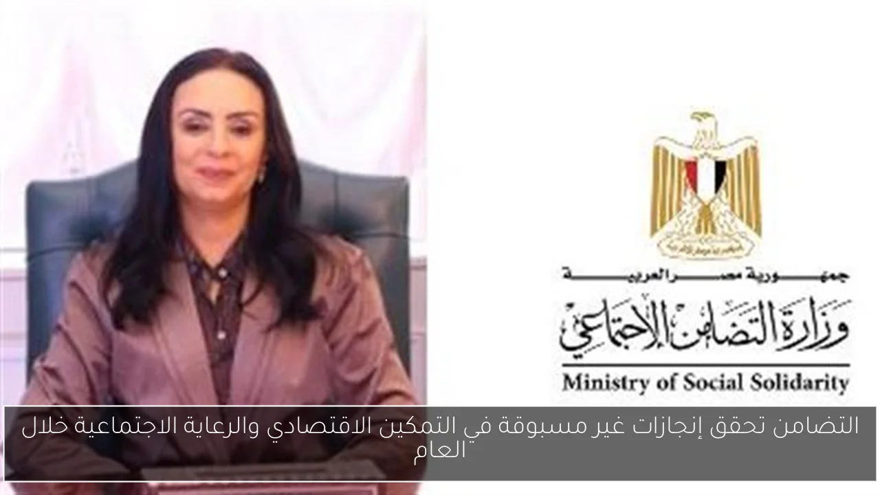 التضامن تحقق إنجازات غير مسبوقة في التمكين الاقتصادي والرعاية الاجتماعية خلال العام