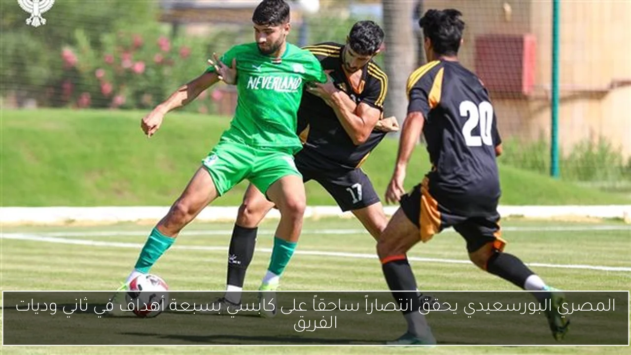 المصري البورسعيدي يحقق انتصاراً ساحقاً على كابسي بسبعة أهداف في ثاني وديات الفريق