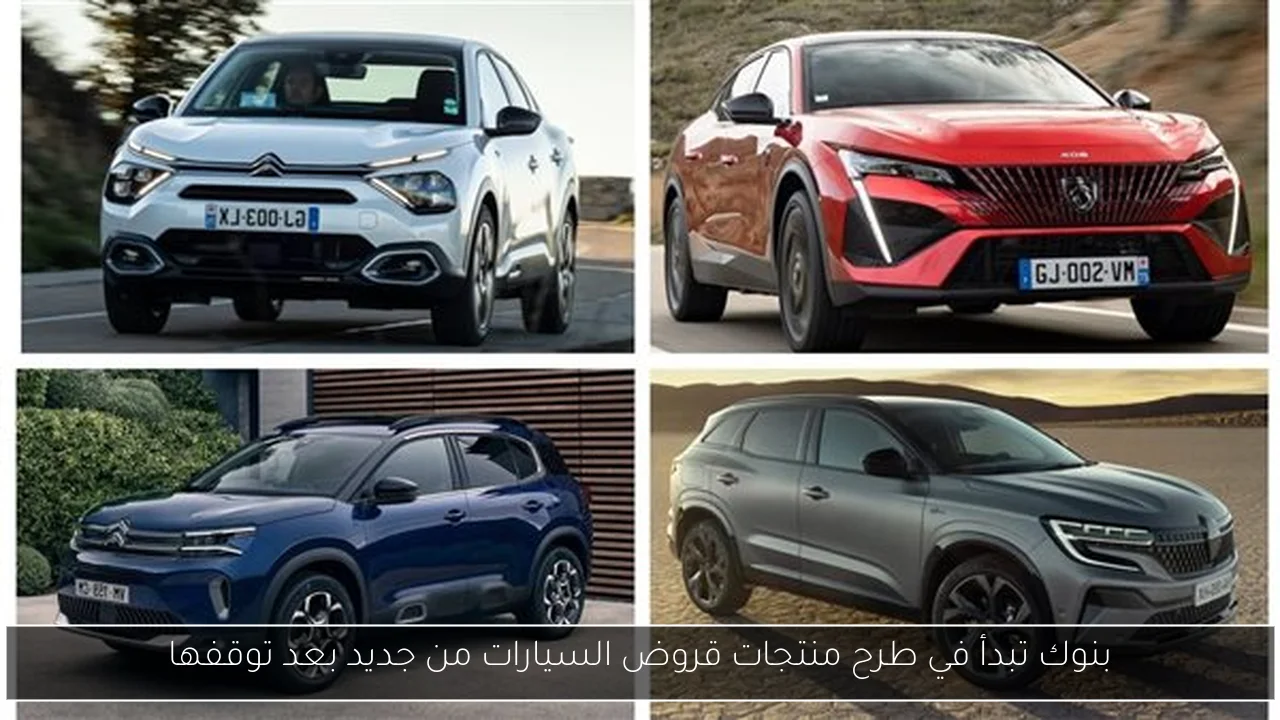 بنوك تبدأ في طرح منتجات قروض السيارات من جديد بعد توقفها