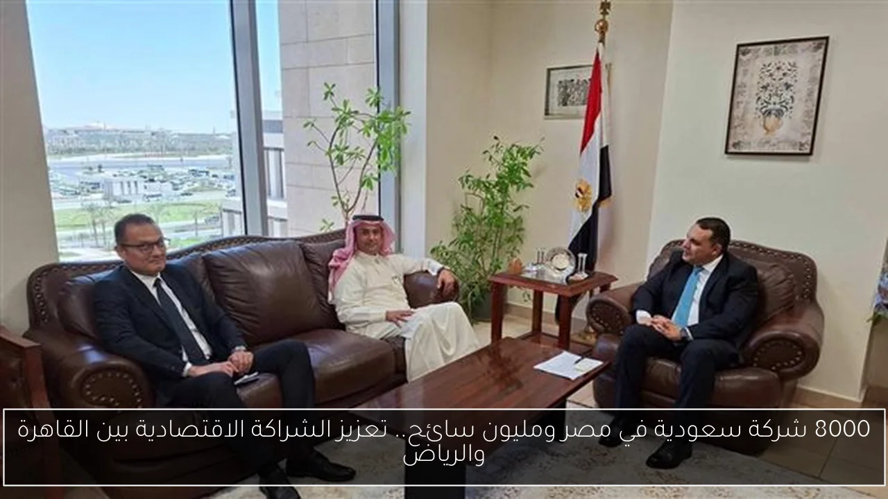 8000 شركة سعودية في مصر ومليون سائح.. تعزيز الشراكة الاقتصادية بين القاهرة والرياض