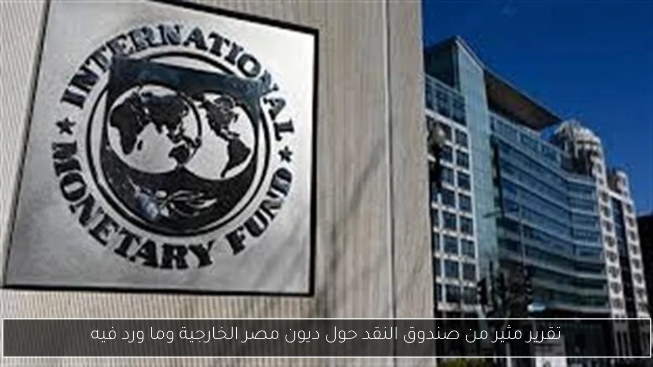 تقرير مثير من صندوق النقد حول ديون مصر الخارجية وما ورد فيه