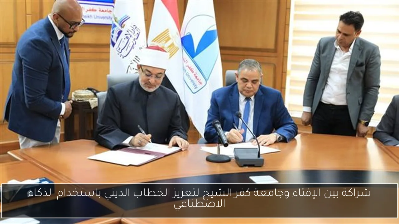 شراكة بين الإفتاء وجامعة كفر الشيخ لتعزيز الخطاب الديني باستخدام الذكاء الاصطناعي