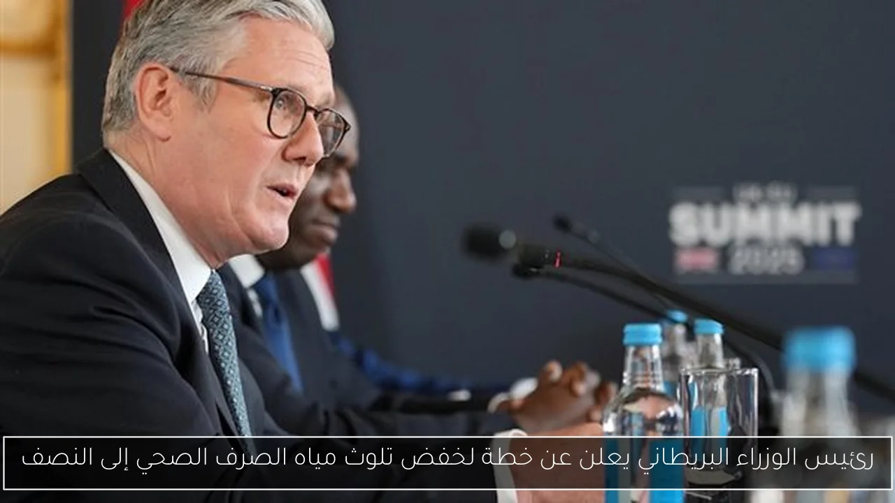 رئيس الوزراء البريطاني يعلن عن خطة لخفض تلوث مياه الصرف الصحي إلى النصف