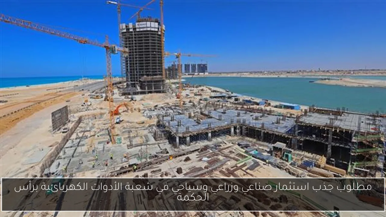 مطلوب جذب استثمار صناعي وزراعي وسياحي في شعبة الأدوات الكهربائية برأس الحكمة