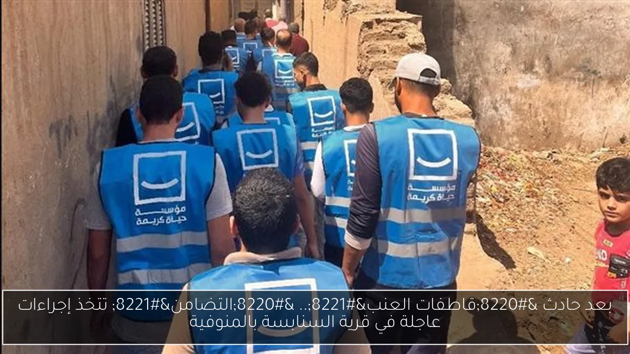 بعد حادث “قاطفات العنب”.. “التضامن” تتخذ إجراءات عاجلة في قرية السنابسة بالمنوفية