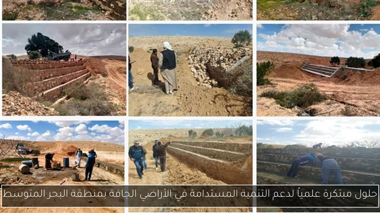 حلول مبتكرة علمياً لدعم التنمية المستدامة في الأراضي الجافة بمنطقة البحر المتوسط