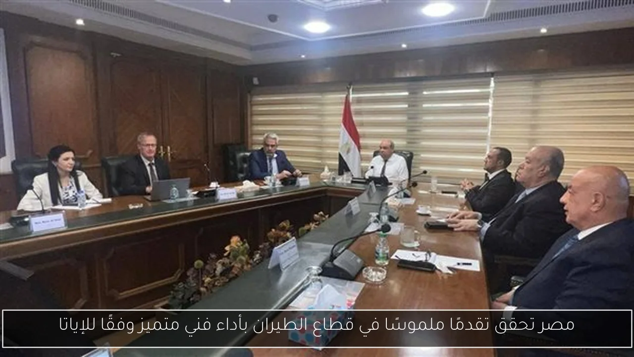 مصر تحقق تقدمًا ملموسًا في قطاع الطيران بأداء فني متميز وفقًا للإياتا