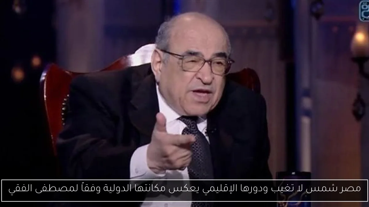 مصر شمس لا تغيب ودورها الإقليمي يعكس مكانتها الدولية وفقاً لمصطفى الفقي