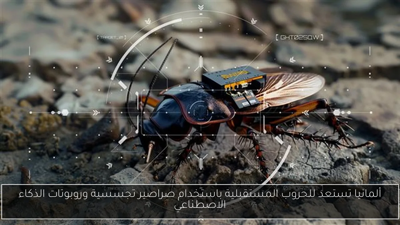 ألمانيا تستعد للحروب المستقبلية باستخدام صراصير تجسسية وروبوتات الذكاء الاصطناعي