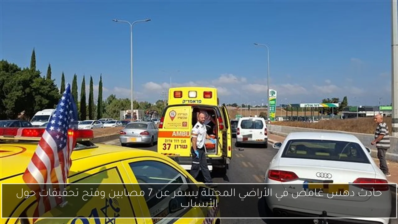 حادث دهس غامض في الأراضي المحتلة يسفر عن 7 مصابين وفتح تحقيقات حول الأسباب