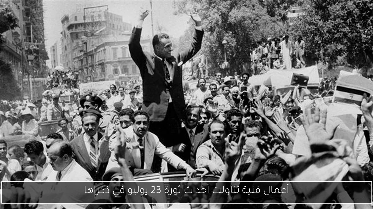 أعمال فنية تناولت أحداث ثورة 23 يوليو في ذكراها