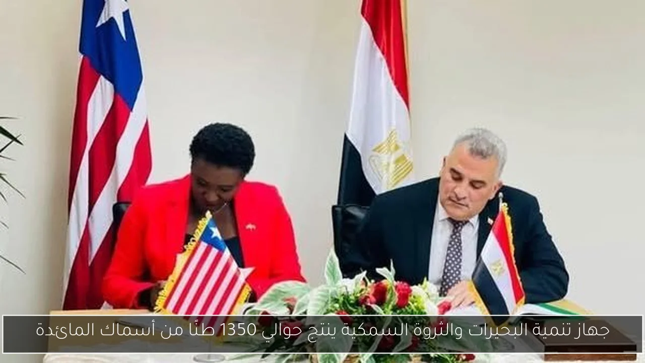 جهاز تنمية البحيرات والثروة السمكية ينتج حوالي 1350 طنًا من أسماك المائدة