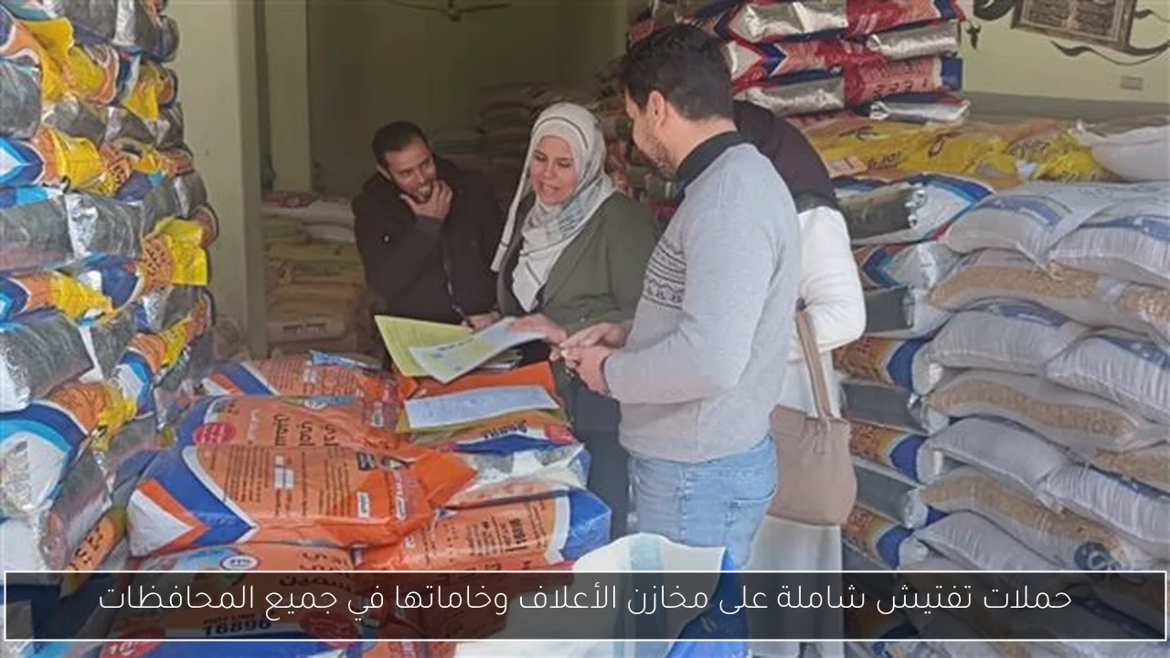 حملات تفتيش شاملة على مخازن الأعلاف وخاماتها في جميع المحافظات