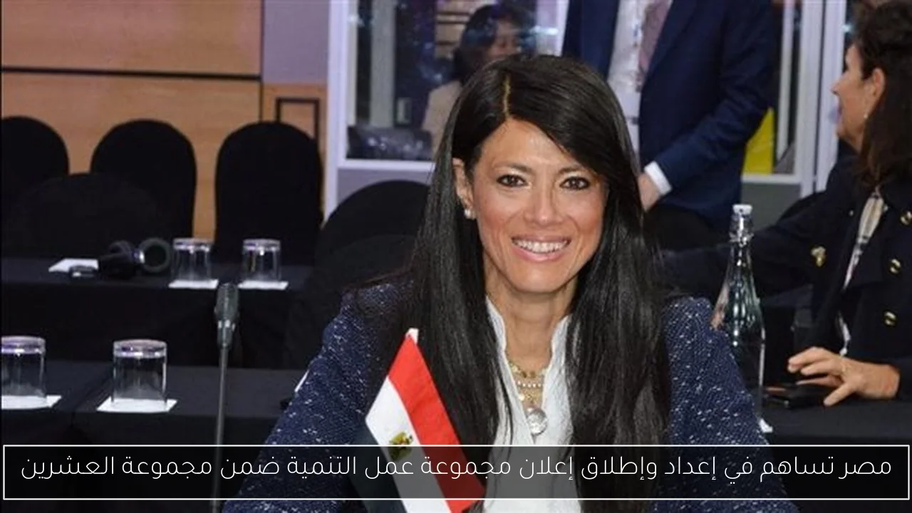مصر تساهم في إعداد وإطلاق إعلان مجموعة عمل التنمية ضمن مجموعة العشرين