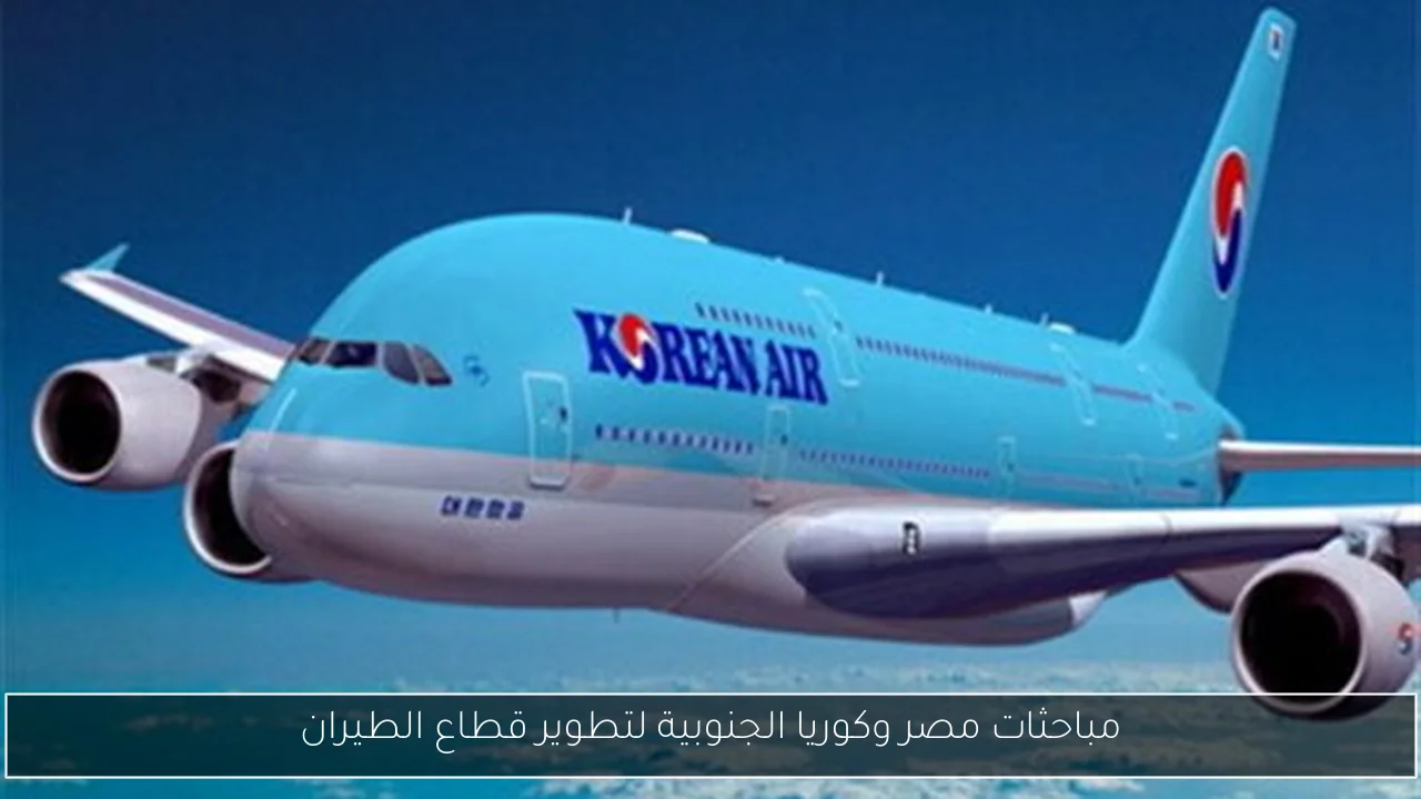 مباحثات مصر وكوريا الجنوبية لتطوير قطاع الطيران