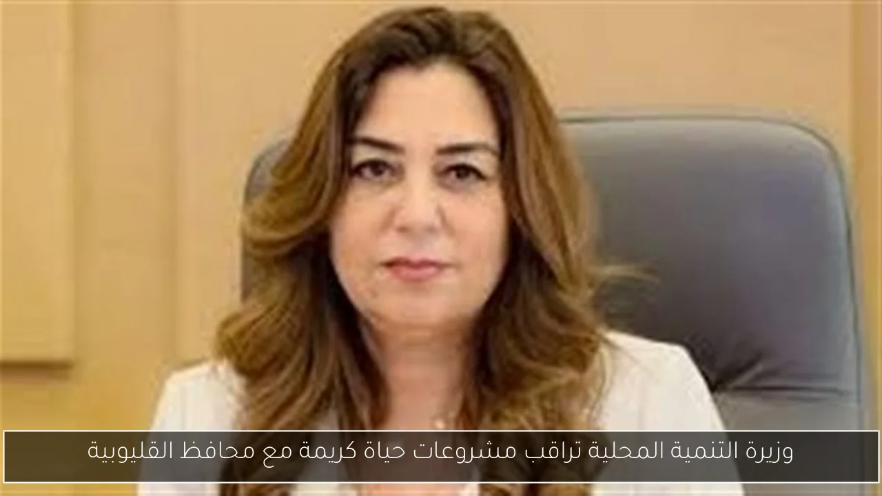 وزيرة التنمية المحلية تراقب مشروعات حياة كريمة مع محافظ القليوبية