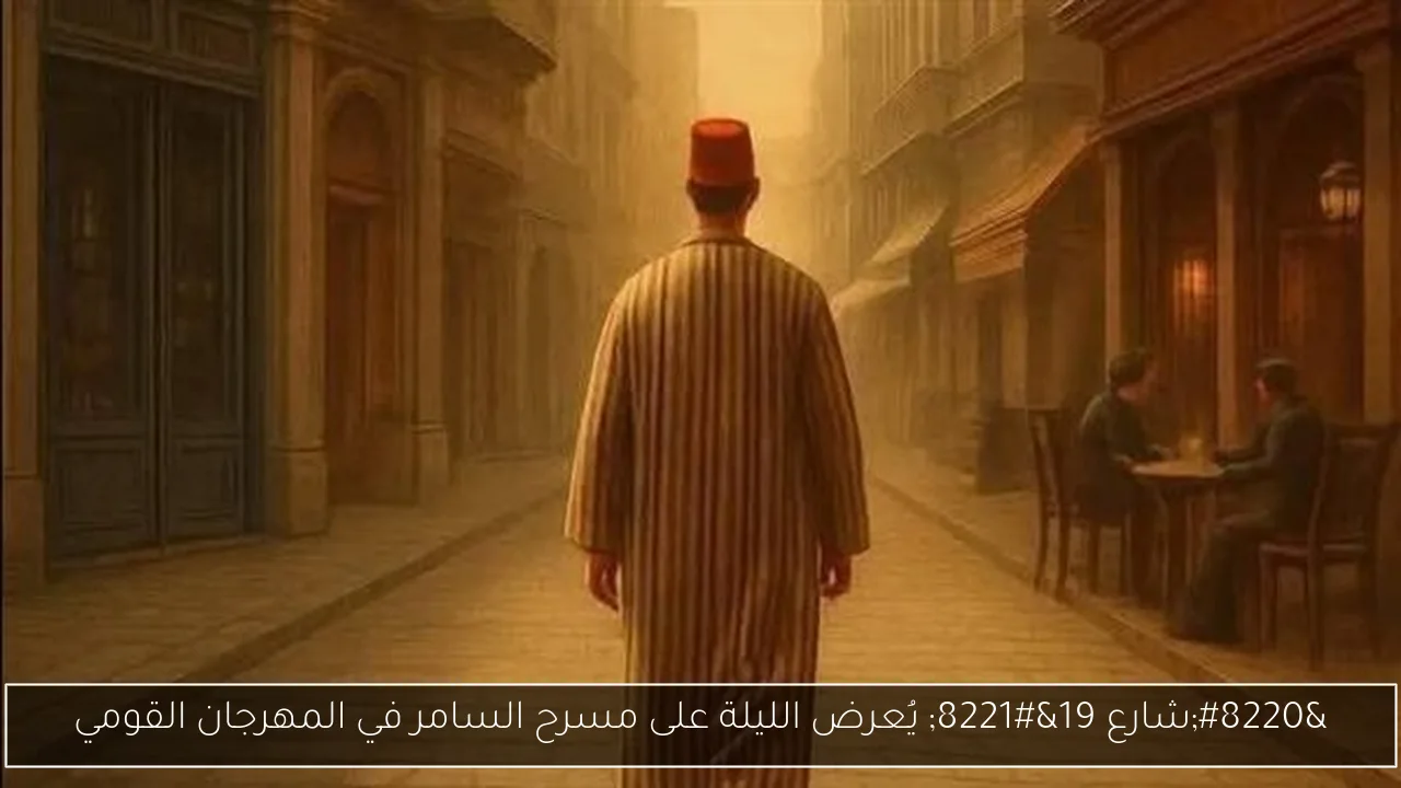 “شارع 19” يُعرض الليلة على مسرح السامر في المهرجان القومي